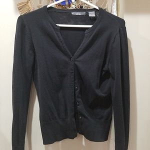 Black cardigan